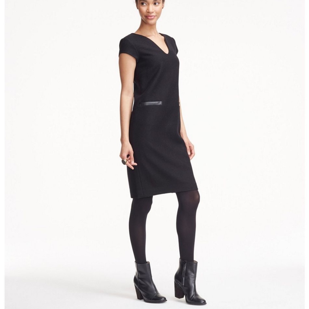 NWT LL Bean Wool Sheath Dress - Picture 2 of 10